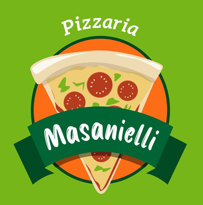 Logo restaurante pizzaria masanielli