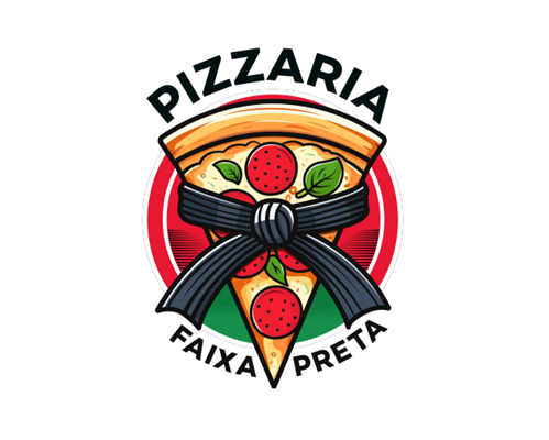 Logo restaurante Pizzaria Faixa Preta
