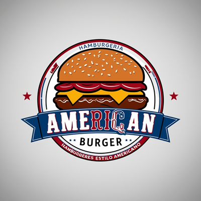 Logo restaurante American BBQ Burguer