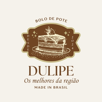 Logo restaurante Bolos de Pote DULIPE