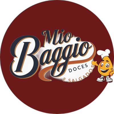 Logo restaurante mio baggio doces e salgados