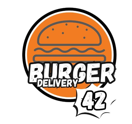 Logo restaurante burger42