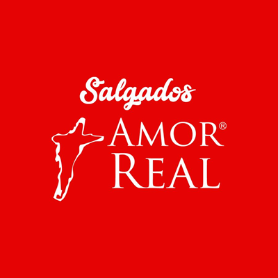 Logo restaurante Salgados Amor Real
