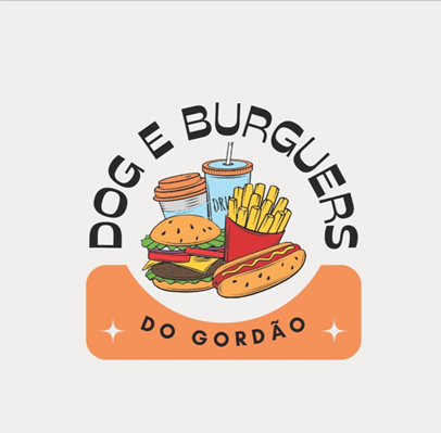 Logo restaurante Dog e Burguers do Gordão 