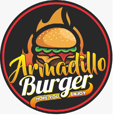 Logo restaurante Armadillo burguer e petiscos