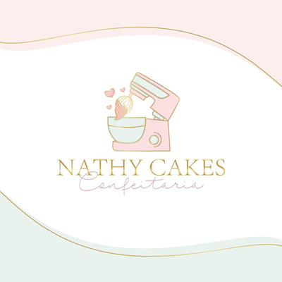 Logo restaurante Nathy Cakes confeitaria