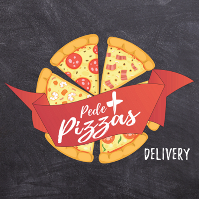 Logo restaurante PEDE + PIZZAS
