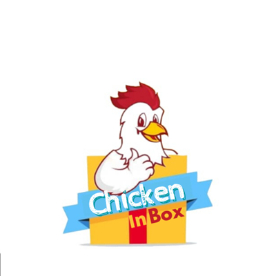 Logo restaurante chicken in box