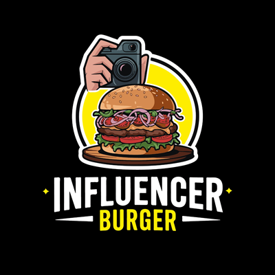 Logo restaurante INFLUENCER BURGUER