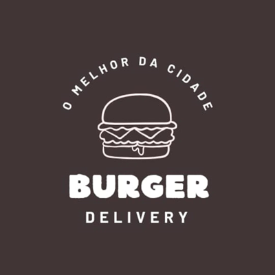 Logo restaurante burger delivery