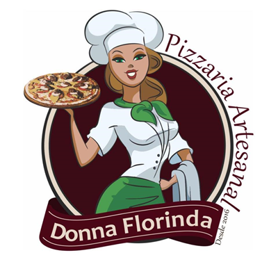 Logo restaurante Donna Florinda Pizzaria Artesanal
