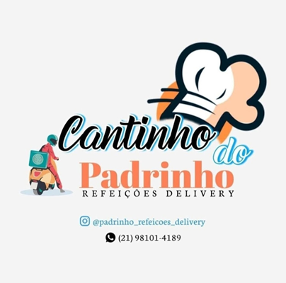 Logo restaurante cantinho do padrinho