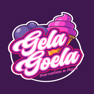 Logo restaurante GELA GOELA SORVETES E AÇAI