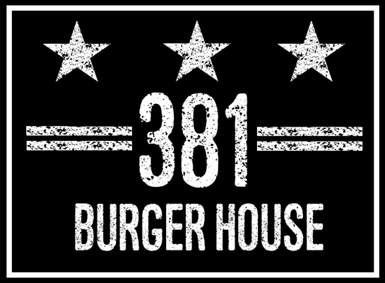 Logo restaurante 381 burguer house