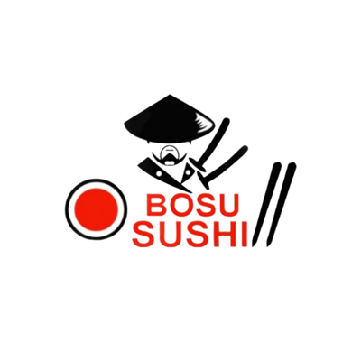 Logo restaurante bosu sushi e Restaurante