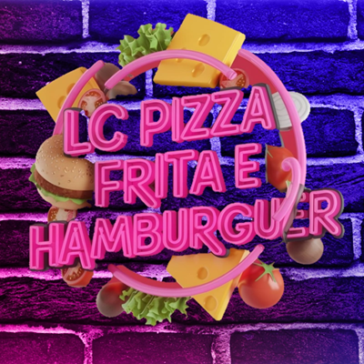 Logo restaurante LC Pizza Frita e Hamburguer