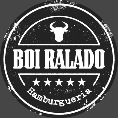 Logo restaurante Boi Ralado Hamburgueria