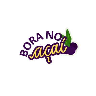 Logo restaurante bora no açaí