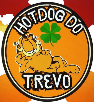 Logo restaurante hot dog do trevo food: