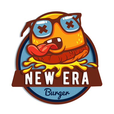Logo restaurante Newera burger e Dutony hamburqueria