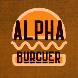 Logo restaurante Alpha Burguer