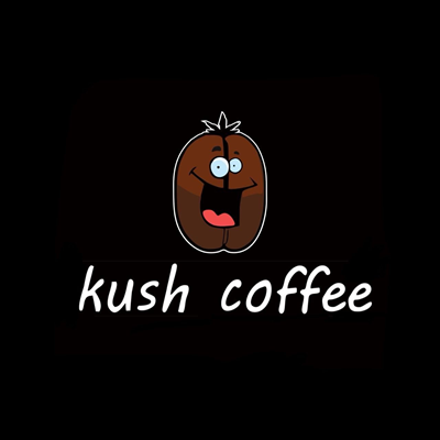 Logo restaurante kush café