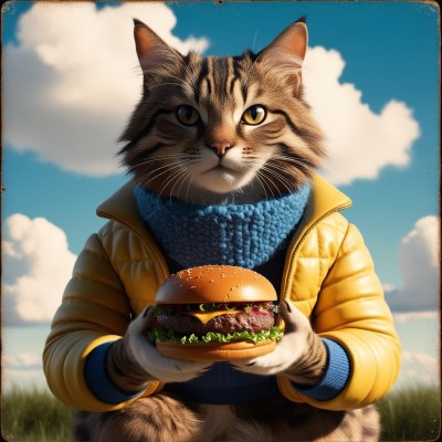 Logo restaurante Gato Louco Burger's