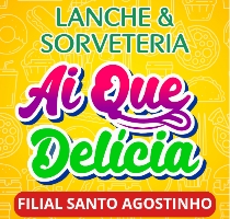 Logo restaurante Lanche e Sorveteria Ai que delicia