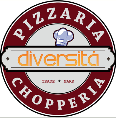 Logo restaurante Diversitá Pizzaria e Chopperia