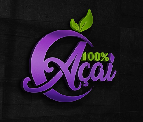 Logo restaurante 100% Açai - Araraquara 