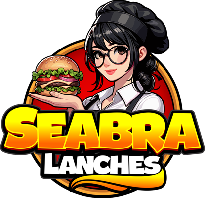 Logo restaurante seabra lanches