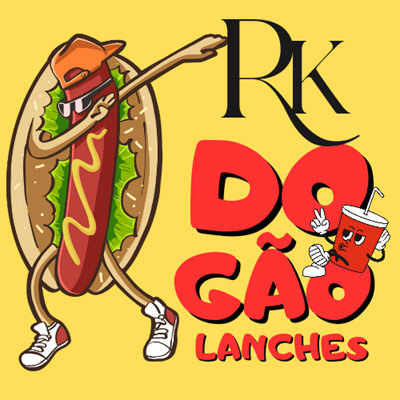 Logo restaurante RK Dogão Lanches