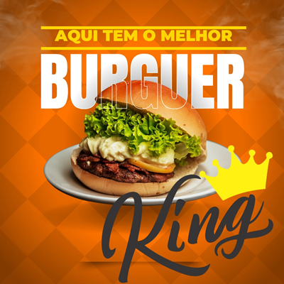 Logo restaurante King Lanches e Hotdog