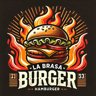 Logo restaurante La Brasa burguer 