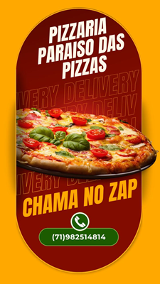 Logo restaurante PARAISO DAS PIZZAS