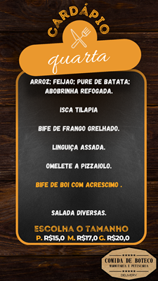 Logo restaurante Cardapio do dia