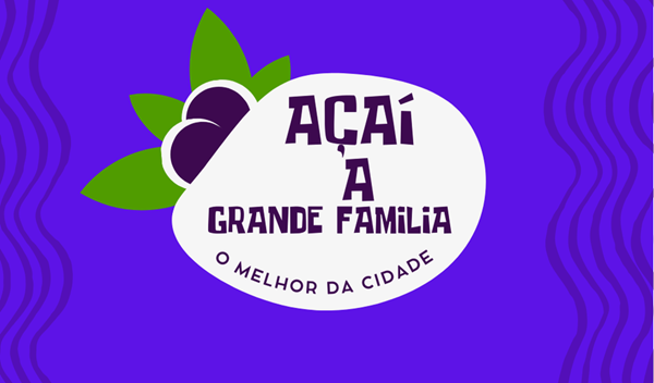 Logo restaurante Açai a grande familia