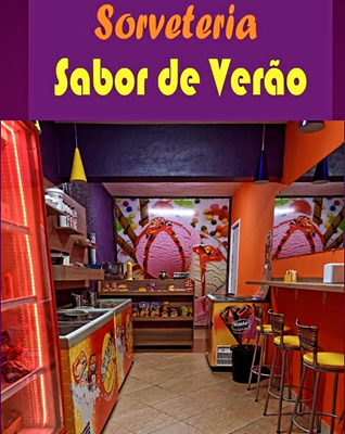 Logo restaurante Sorveteria Sabor de Verão