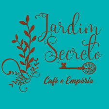 Logo restaurante jardim secreto cafe