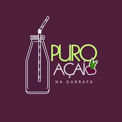Logo restaurante Puro Açai na Garrafa
