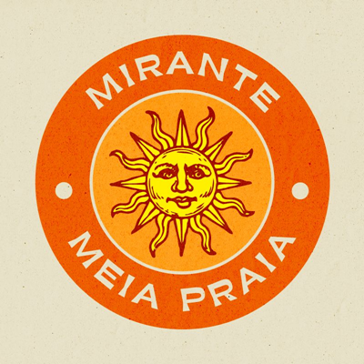 Logo restaurante mirante meia praia