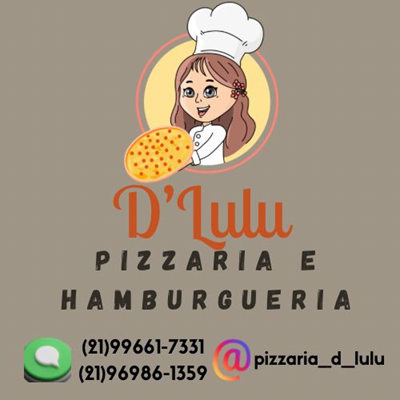 Logo restaurante Pizzaria e Hamburgueria da lulu