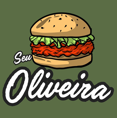 Logo restaurante Hamburgueria - Seu Oliveira