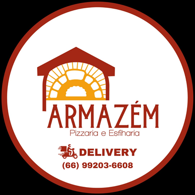 Logo restaurante Armazém Pizzaria Esfirraria Delivery
