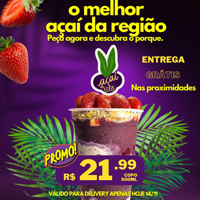 Logo restaurante ACAI DO DG