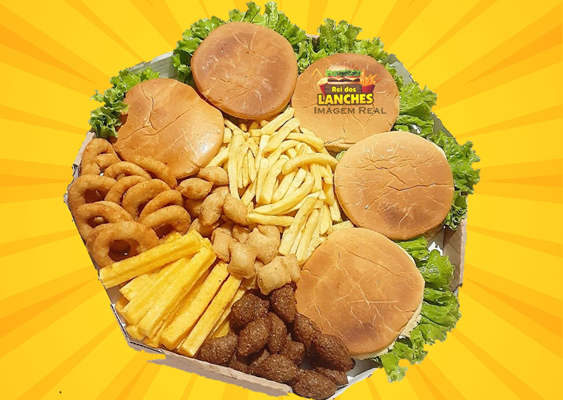 Logo restaurante Rei dos Lanches *MEGA COMBOS*