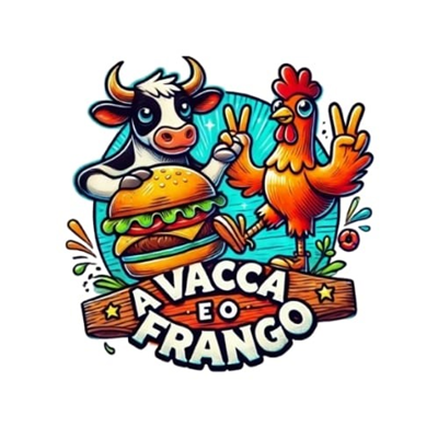 Logo restaurante A Vacca e o Frango Hamburgueria