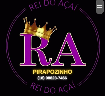 Logo restaurante REI DO AÇAI PIRAPOZINHO