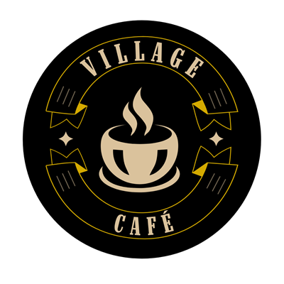 Logo restaurante Village Café Cafeteria e Marmitaria