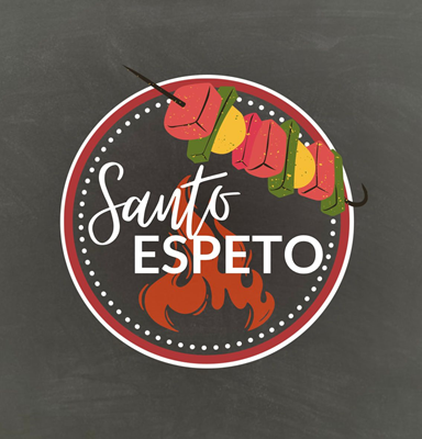 Logo restaurante Cardapio santo espeto